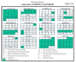 Revised 2020-2021 School Calendar