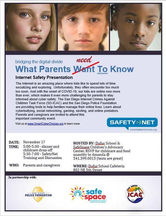 SafetyNet Presentation, Nov 17th