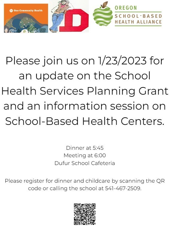 School Based Health Flyer