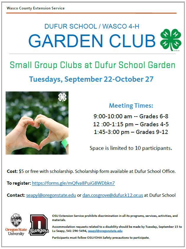 Garden Club Flyer